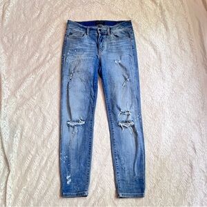 Judy Blue relaxed fit distressed denim jeans